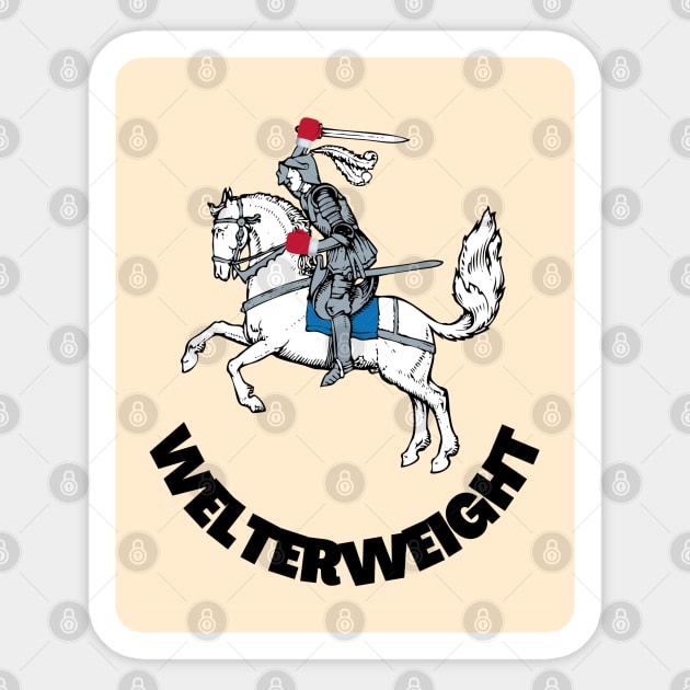 Welterweight Boxer Sticker by Sanders Sound & Picture